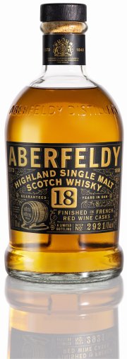Aberfeldy 18 Year Old finished in French Red Wine Casks from the C�te R�tie appellation.