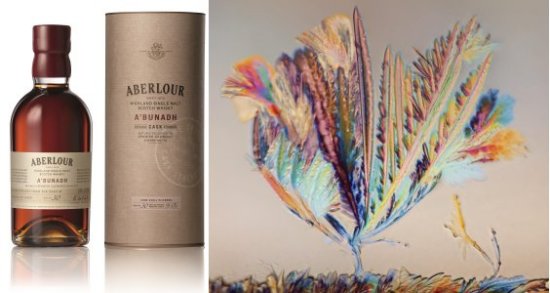 Aberlour A’bunadh at 200x magnification using differential interference contrast (DIC) lighting techniques.