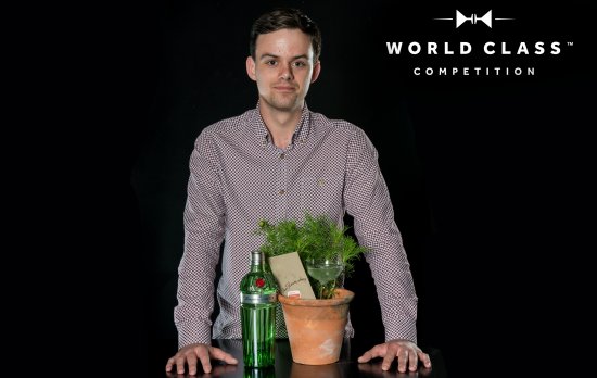 Diageo Reserve’s GB World Class Bartender of the Year 2016 with his Signature Serve Diageo Reserve’s GB World Class Bartender of the Year 2016 with his Signature Serve