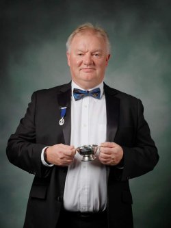 Alan McConnochie Distillery Manager for The GlenDronach, BenRiach and Glenglassaugh inducted into the Keepers of the Quaich.