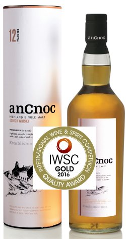 anCnoc 12 Year Old scoops Gold Medal at IWSC 2016