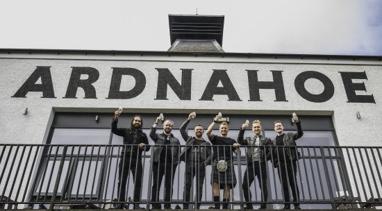 Scottish folk rock band Skerryvore pictured at the Ardnahoe distillery Scottish folk rock band Skerryvore pictured at the Ardnahoe distillery