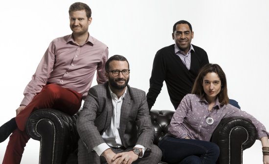 The Bar Project by Ballantine's - The Judges (L-R) Simon Baldeyrou Mathieu Deslandes Hirmane Abdoulhakime Laura Leonard