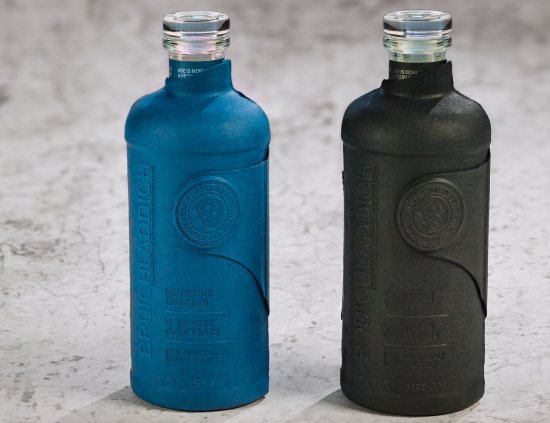 Bruichladdich 18 Year Old and 30 Year Old with sustainable outer wrap. Bruichladdich 18 Year Old and 30 Year Old with sustainable outer wrap.