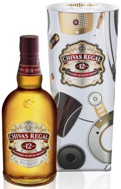 Chivas Regal 12 Year Old Generously Amplified Limited EDition gift tin