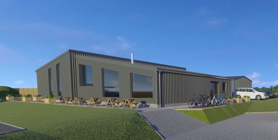3D render of the new micro Scotch whisky distillery set to open in John OGroats in 2021