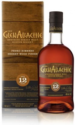The GlenAllachie 12 Year Old Pedro Ximenez Sherry Wood Finish