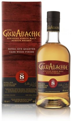 GlenAllachie 8 Year Old Koval Rye Quarter Cask Wood Finish
