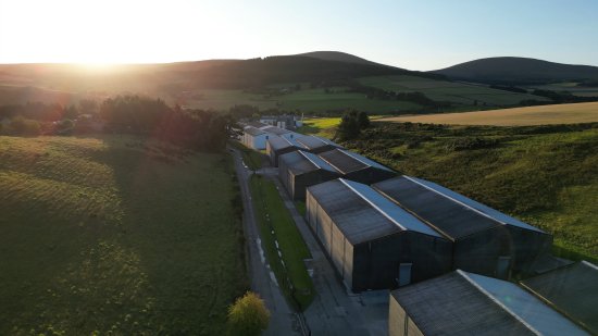 Solar panels on GlenAllachie warehouses Solar panels on GlenAllachie warehouses