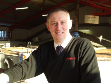 Callum Fraser the new Production Manager at the Glenfarclas Distillery.