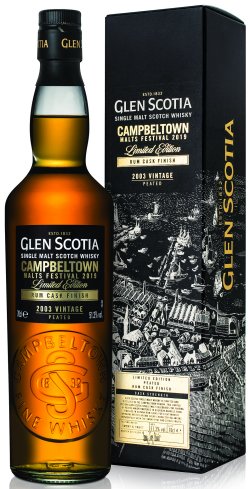 Glen Scotia 2003 Rum Cask Finish Campbeltown Malts Festival 2019