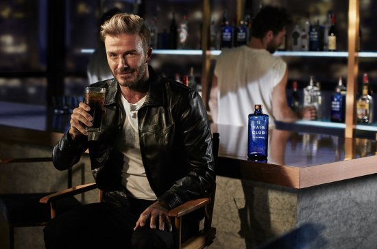 David Beckham drinking the new Haig Club Clubman David Beckham drinking the new Haig Club Clubman