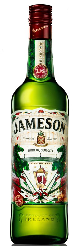 Jameson's St. Patrick�s Day 2016 Limited Edition designed by Dublin street artist James Early.