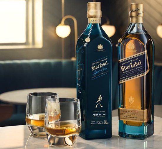 Johnnie Walker Blue Label Ghost and Rare Port Ellen
