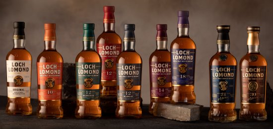 Loch Lomond whisky range. Loch Lomond whisky range.