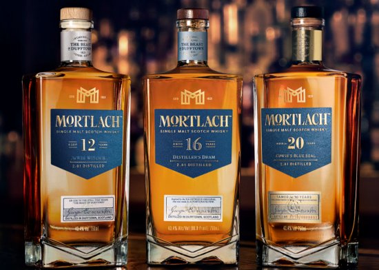 The new Mortlach whisky range - Mortlach 12 Year Old  �Wee Witchie�, Mortlach 16 Year Old �Distiller�s Dram� and Mortlach 20 Year Old �Cowie�s Blue Seal�