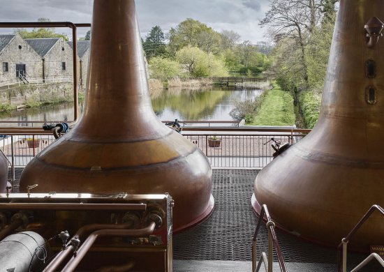 View from the Royal Brackla stillhouse.
