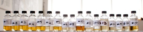 SIA whisky samples.