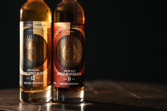 The SMWS Whisky Equinox bottles The SMWS Whisky Equinox bottles