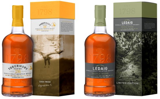 Tobermory 26 Year Old Oloroso Cask Finish And Ledaig Triple Wood Limited Editions Tobermory 26 Year Old Oloroso Cask Finish And Ledaig Triple Wood Limited Editions