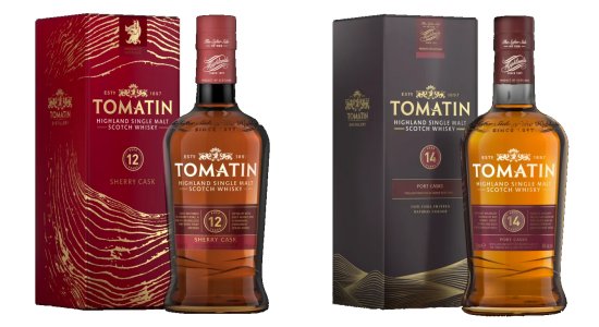Tomatin 12 Year Old Sherry Cask and the Tomatin 14 Year Old Port Cask Tomatin 12 Year Old Sherry Cask and the Tomatin 14 Year Old Port Cask