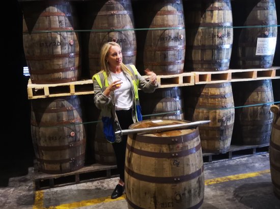 Tasting in Midleton Warehouse 29A with Blender Deirdre o'Carroll